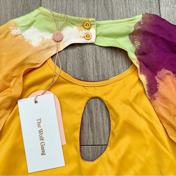 The Wolf Gang Levisa Key Hole Open Back Top NWT - Picture 15 of 15